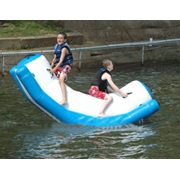 inflatable water teetertotter